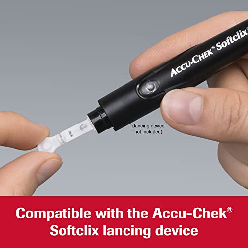 Accu-Chek Softclix Diabetes Lancets for Diabetic Blood Glucose Testing (Pack of 100) (Packaging May Vary)