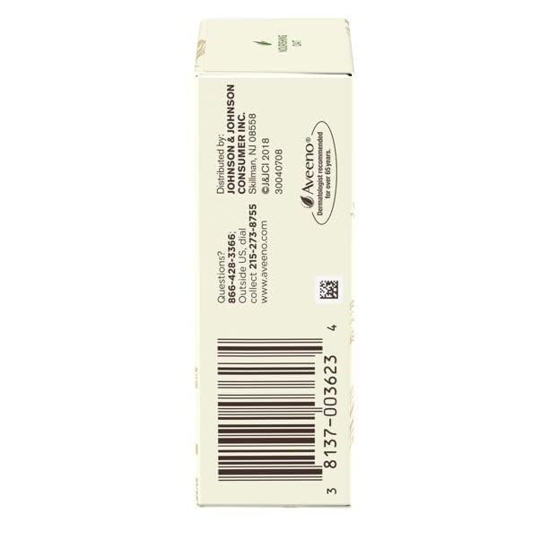 Aveeno Gentle Moisturizing Bar Facial Cleanser with Nourishing Oat for Dry Skin, Fragrance-free, Dye-Free, & Soap-Free, 3.5 oz (Pack of 6)