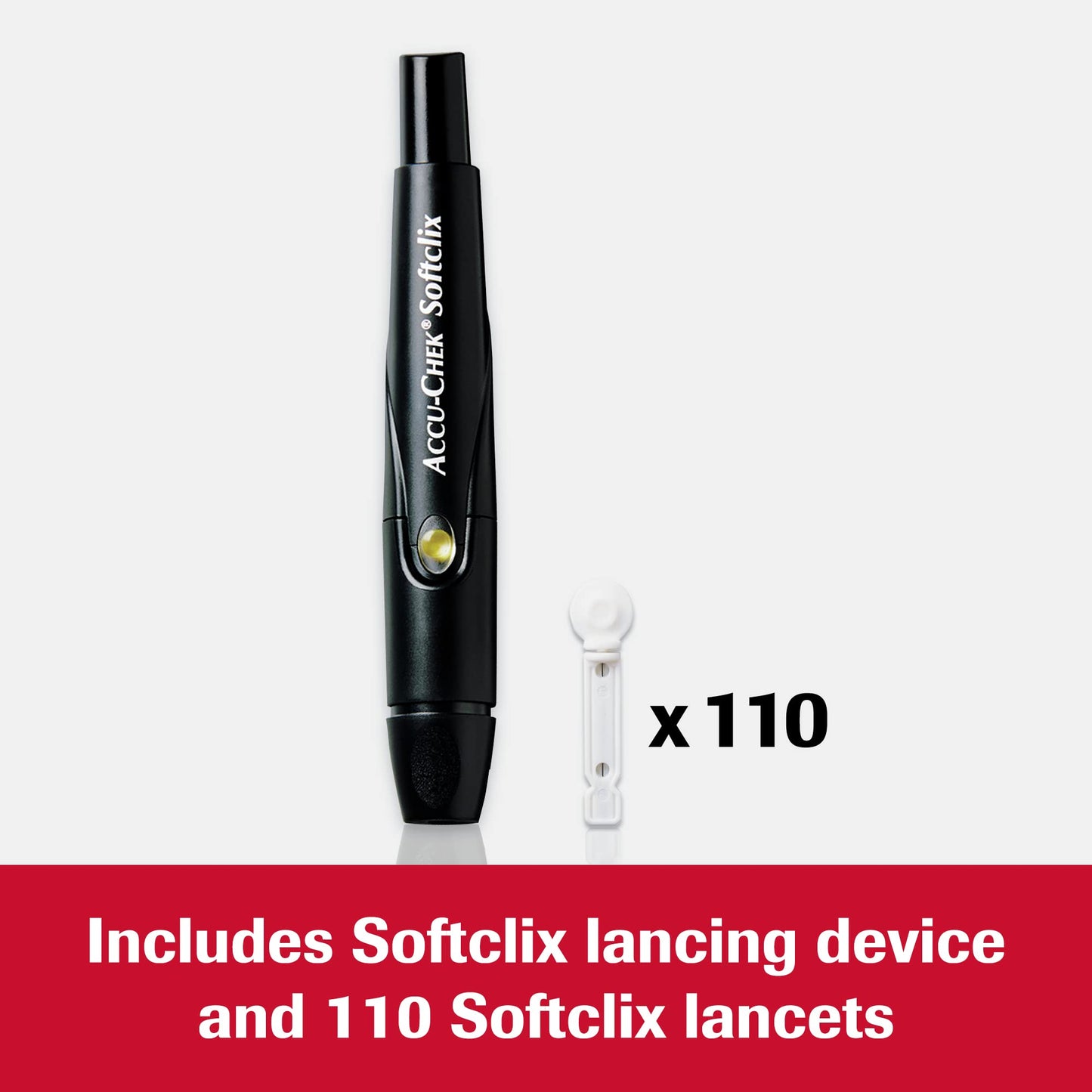 Accu-Chek Softclix Diabetes Lancets for Diabetic Blood Glucose Testing (Pack of 100) (Packaging May Vary)