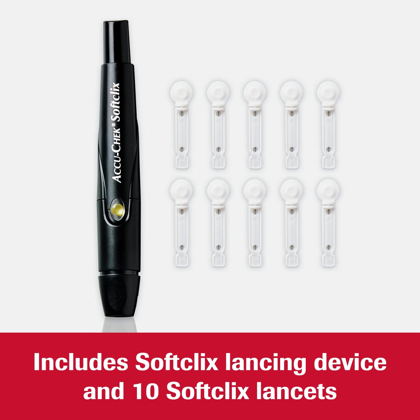 Accu-Chek Softclix Diabetes Lancets for Diabetic Blood Glucose Testing (Pack of 100) (Packaging May Vary)