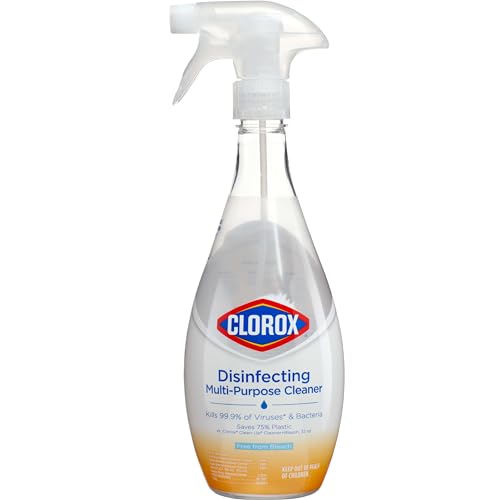 Clorox Disinfecting All-Purpose Cleaner 32 Oz and Disinfecting Bathroom Cleaner, Household Essentials, 30 Oz, Pack of 3