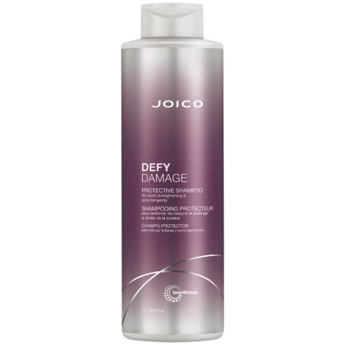 Joico Defy Damage Protective Shampoo | For Color-Treated Hair | Strengthen Bonds & Preserve Hair Color | With Moringa Seed Oil & Arginine