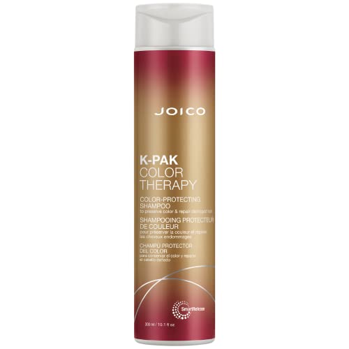 Joico K-PAK Color Therapy Color-Protecting Shampoo | For Color-Treated Hair | Boost Shine | Improve Elasticity | Repair Breakage | Rebuild Damaged Hair | With Keratin & Argan Oil