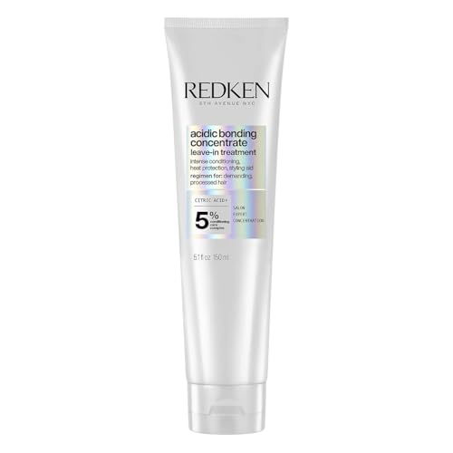 Redken Bonding Leave In Conditioner for Damaged Hair | Acidic Bonding Concentrate | Leave In Hair Repair Treatment | Strengthens Weak Hair | Safe for Color-Treated Hair & All Hair Types