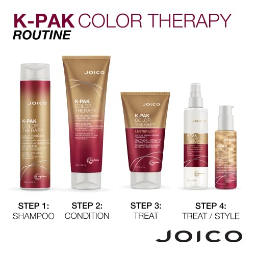 Joico K-PAK Color Therapy Color-Protecting Shampoo | For Color-Treated Hair | Boost Shine | Improve Elasticity | Repair Breakage | Rebuild Damaged Hair | With Keratin & Argan Oil