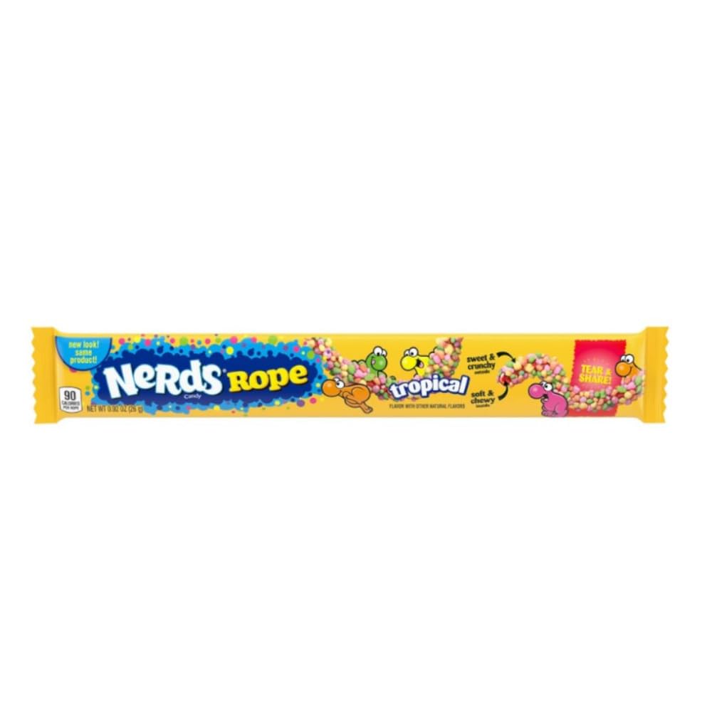 Nerds Rope Candy, Rainbow, 0.92 Ounce (Pack of 24)