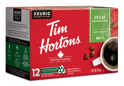 Tim Hortons Original Blend, Medium Roast Coffee, Single-Serve K-Cup Pods Compatible with Keurig Brewers, 72ct K-Cups, 12 Count (Pack of 6)