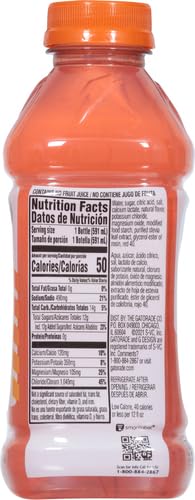 Gatorlyte Rapid Rehydration Electrolyte Beverage, Orange, 20oz Bottles (12 Pack)