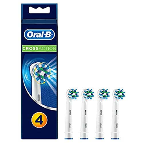 Oral-B CrossAction Toothbrush Head, Pack of 8 Counts