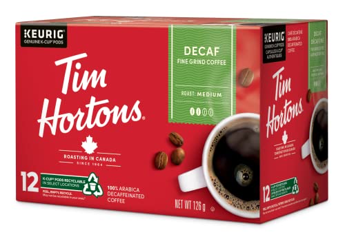 Tim Hortons Original Blend, Medium Roast Coffee, Single-Serve K-Cup Pods Compatible with Keurig Brewers, 72ct K-Cups, 12 Count (Pack of 6)