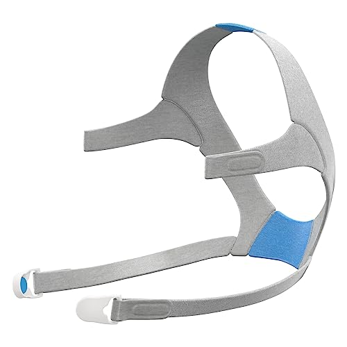 ResMed AirFit/AirTouch F20 Headgear - Replacement CPAP Headgear - Frame System & Full Face Cushion Not Included - Premium CPAP Accessories - Large, Blue