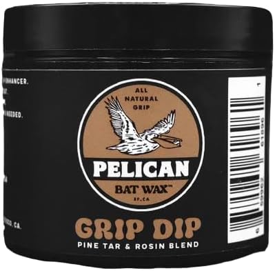 Pelican Bat Wax Grip Dip Pine Tar and Rosin Blend 4 Ounce. Grip Enhancer