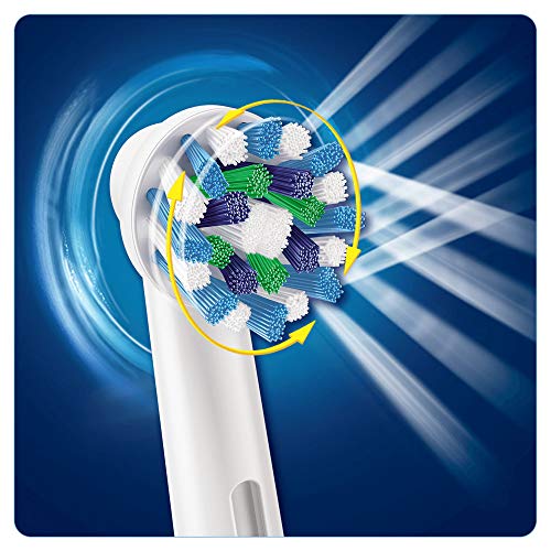 Oral-B CrossAction Toothbrush Head, Pack of 8 Counts