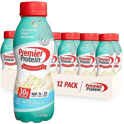 Premier Protein Shake Limited Edition 30g 1g Sugar 24 Vitamins Minerals Nutrients to Support Immune Health, Pumpkin Spice, 11.5 Fl Oz (Pack of 12)