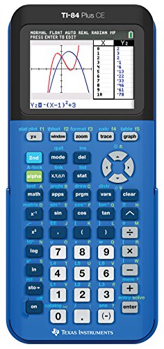 Texas Instruments TI-84 Plus CE Color Graphing Calculator, Radical Red Small