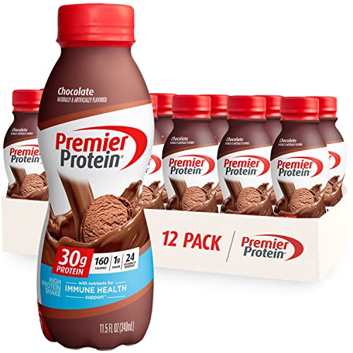 Premier Protein Shake Limited Edition 30g 1g Sugar 24 Vitamins Minerals Nutrients to Support Immune Health, Pumpkin Spice, 11.5 Fl Oz (Pack of 12)