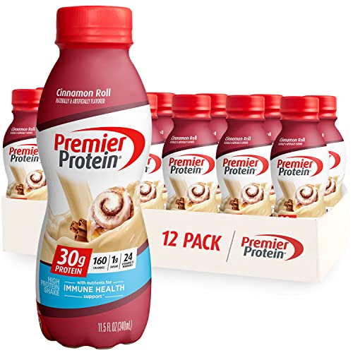 Premier Protein Shake Limited Edition 30g 1g Sugar 24 Vitamins Minerals Nutrients to Support Immune Health, Pumpkin Spice, 11.5 Fl Oz (Pack of 12)