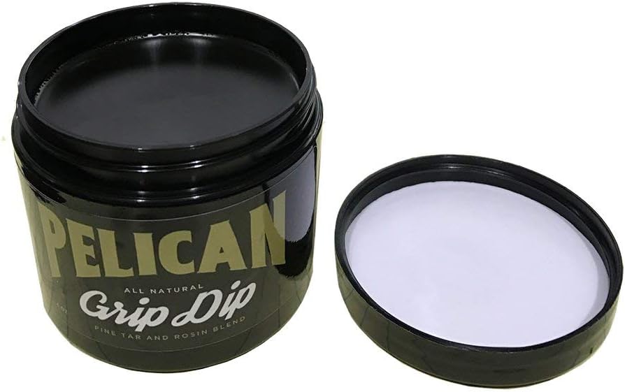 Pelican Bat Wax Grip Dip Pine Tar and Rosin Blend 4 Ounce. Grip Enhancer