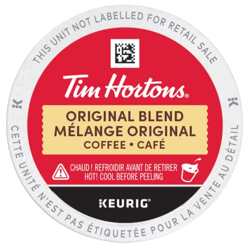 Tim Hortons Original Blend, Medium Roast Coffee, Single-Serve K-Cup Pods Compatible with Keurig Brewers, 72ct K-Cups, 12 Count (Pack of 6)