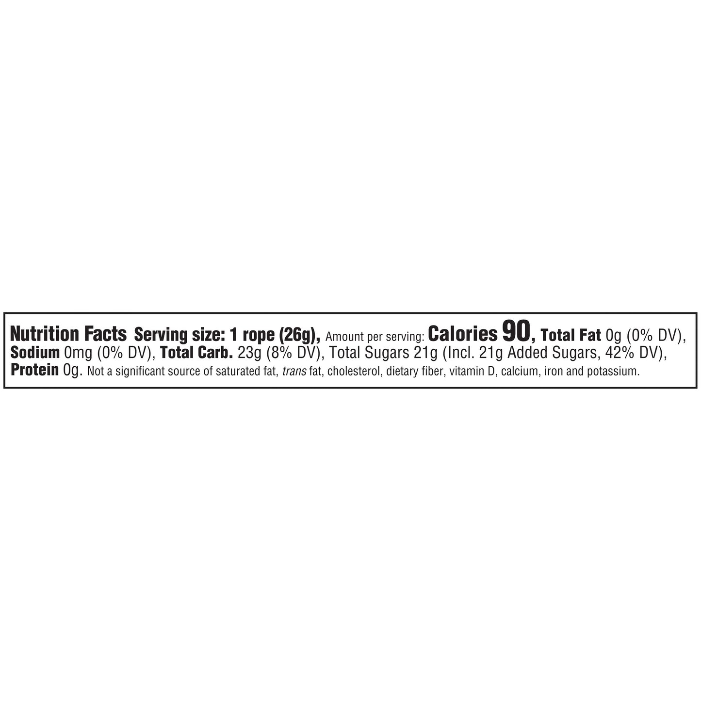 Nerds Rope Candy, Rainbow, 0.92 Ounce (Pack of 24)