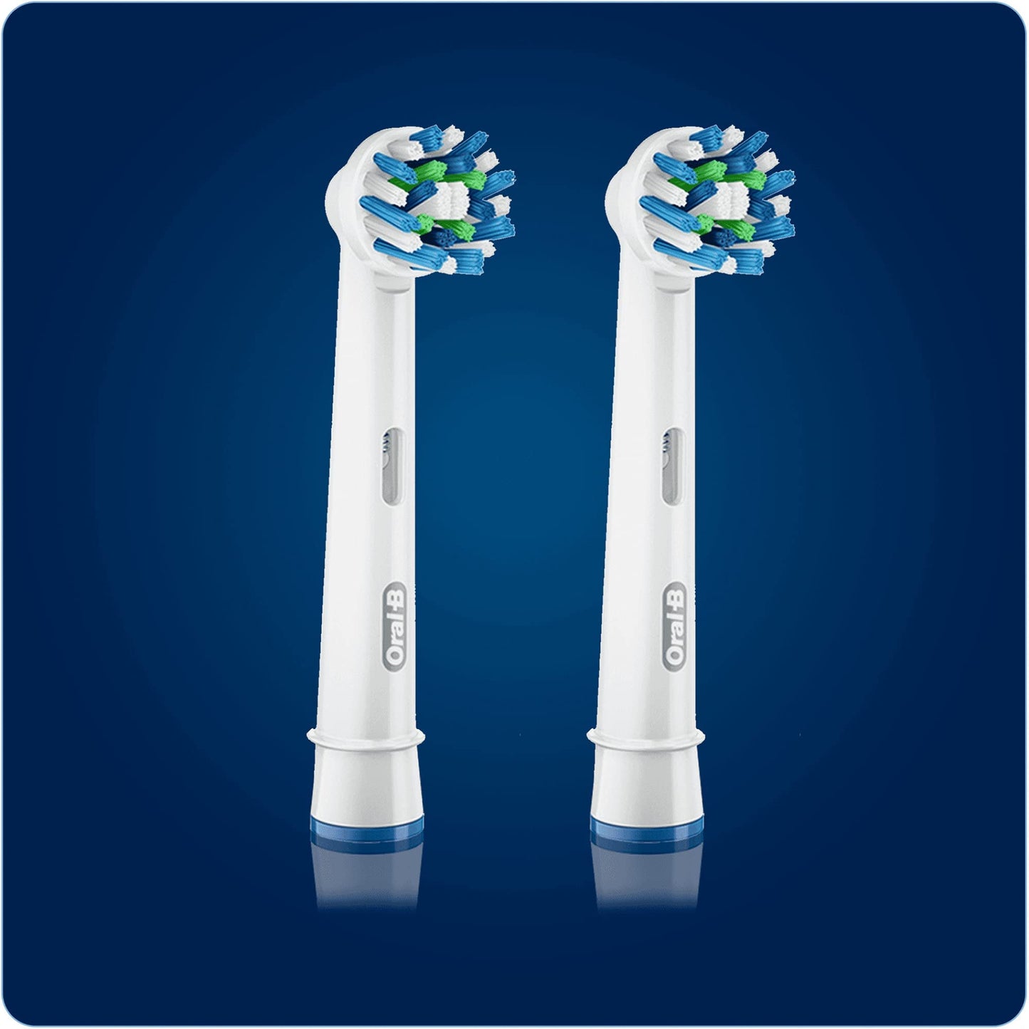 Oral-B CrossAction Toothbrush Head, Pack of 8 Counts