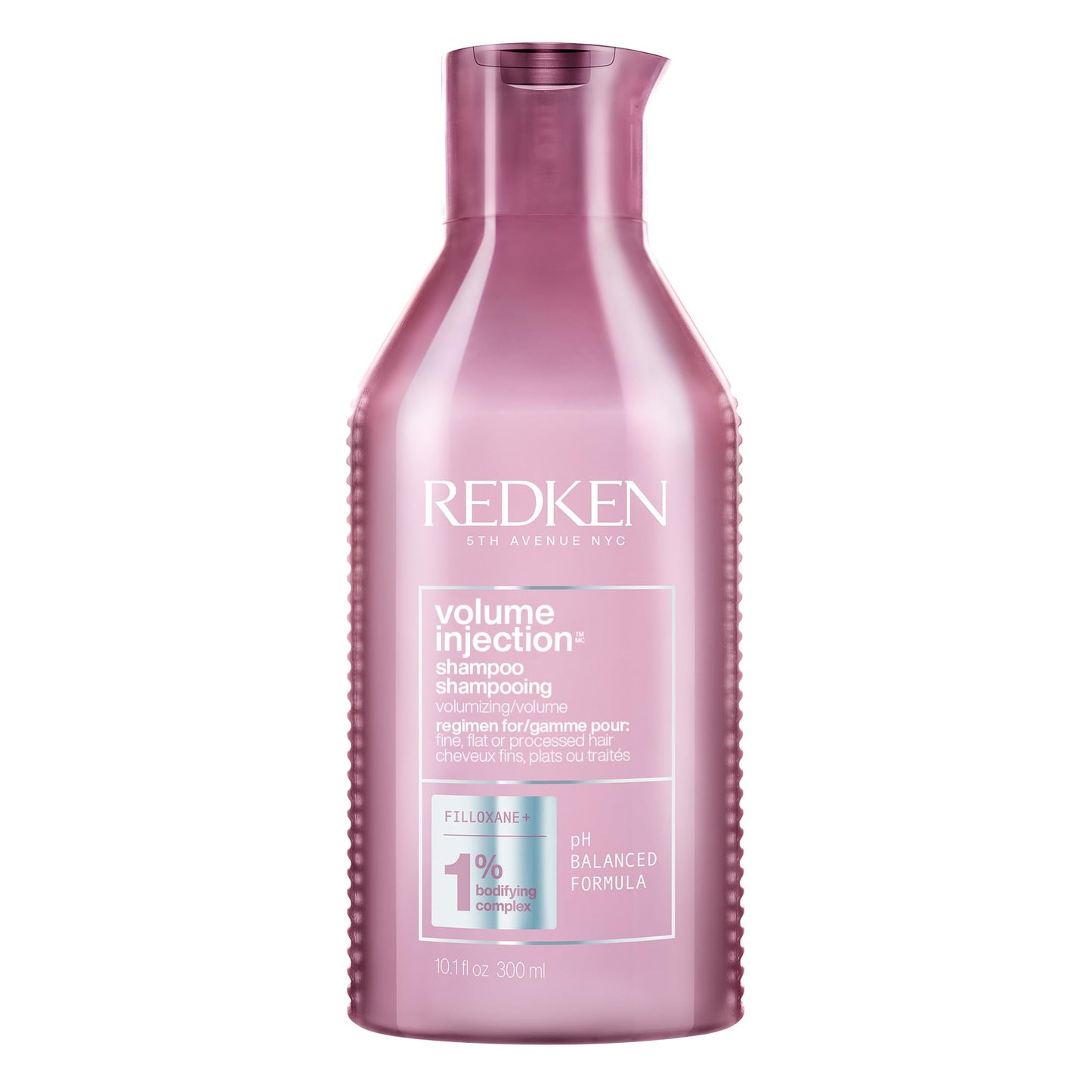 Redken Volume Injection Shampoo | Lightweight Volume Shampoo For Fine Hair | Adds Volume, Lift, and Body to Flat Hair | Paraben Free