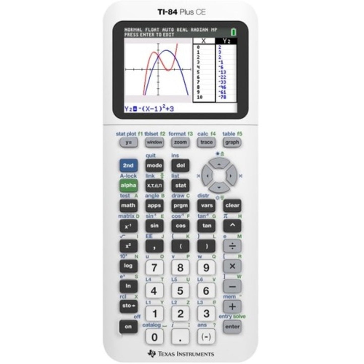 Texas Instruments TI-84 Plus CE Color Graphing Calculator, Radical Red Small