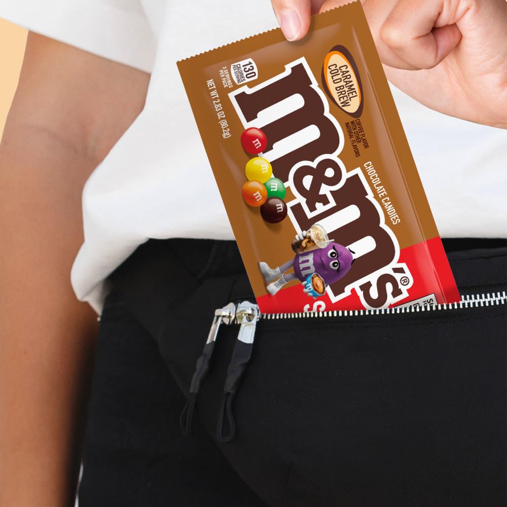 M&M'S Milk Chocolate Candy, Full Size, 1.69 oz Bag (Pack of 36)