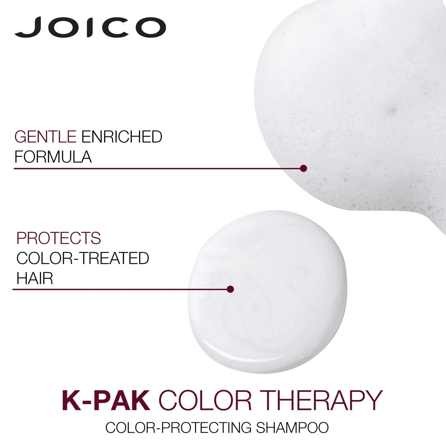 Joico K-PAK Color Therapy Color-Protecting Shampoo | For Color-Treated Hair | Boost Shine | Improve Elasticity | Repair Breakage | Rebuild Damaged Hair | With Keratin & Argan Oil