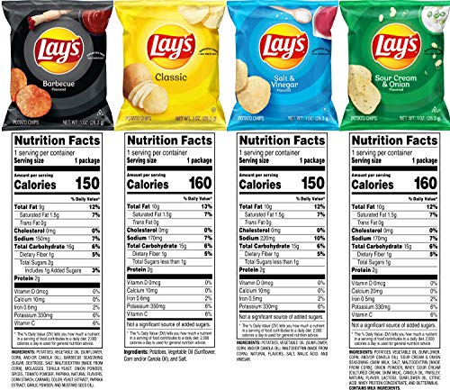 Lay's Barbecue Flavored Potato Chips, 40 Count