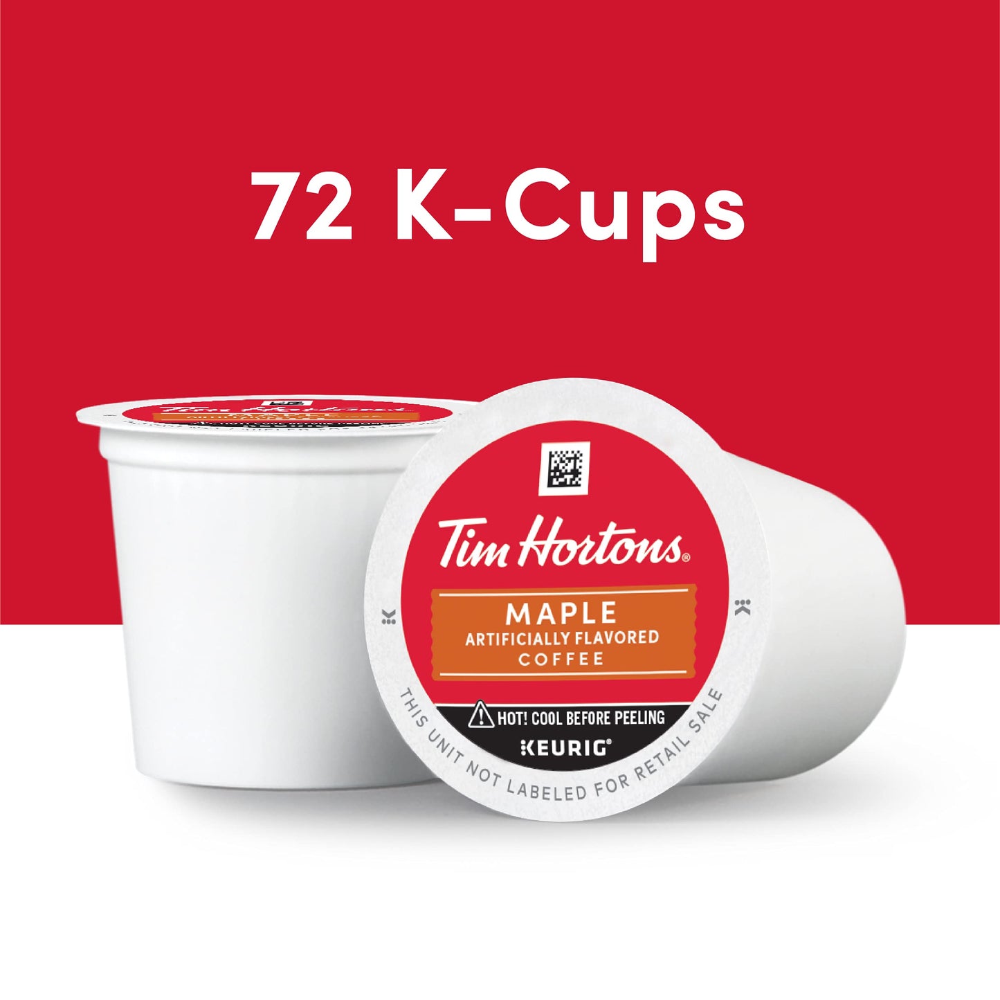 Tim Hortons Original Blend, Medium Roast Coffee, Single-Serve K-Cup Pods Compatible with Keurig Brewers, 72ct K-Cups, 12 Count (Pack of 6)