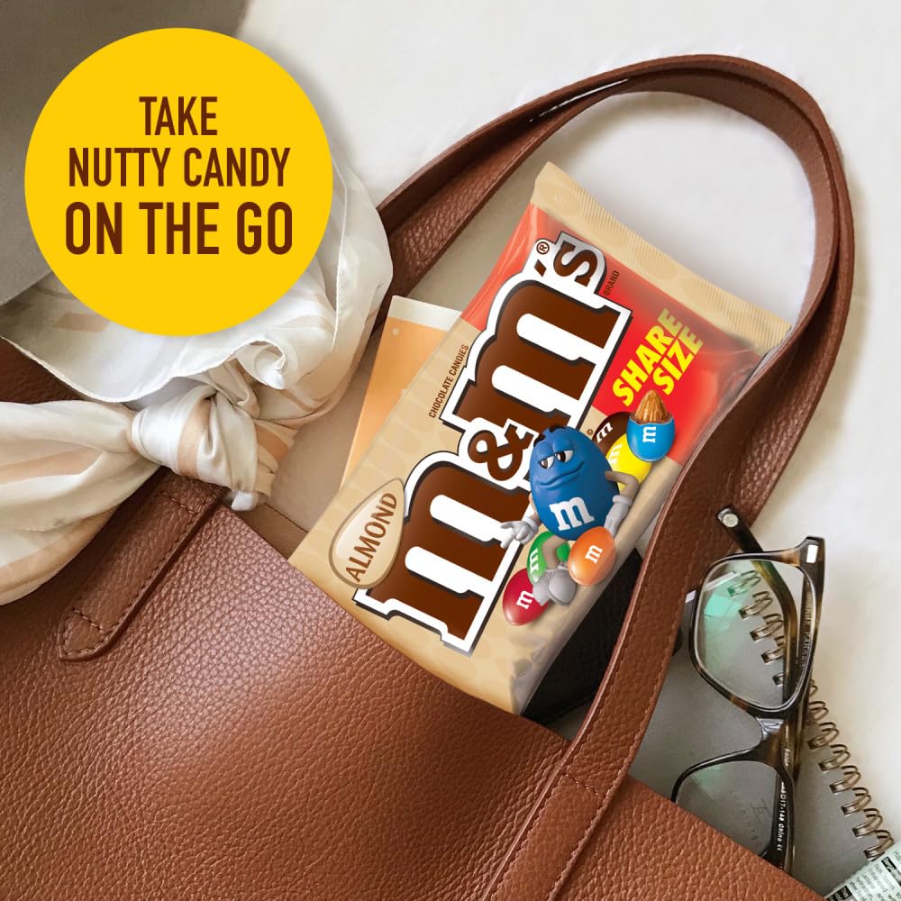 M&M'S Milk Chocolate Candy, Full Size, 1.69 oz Bag (Pack of 36)