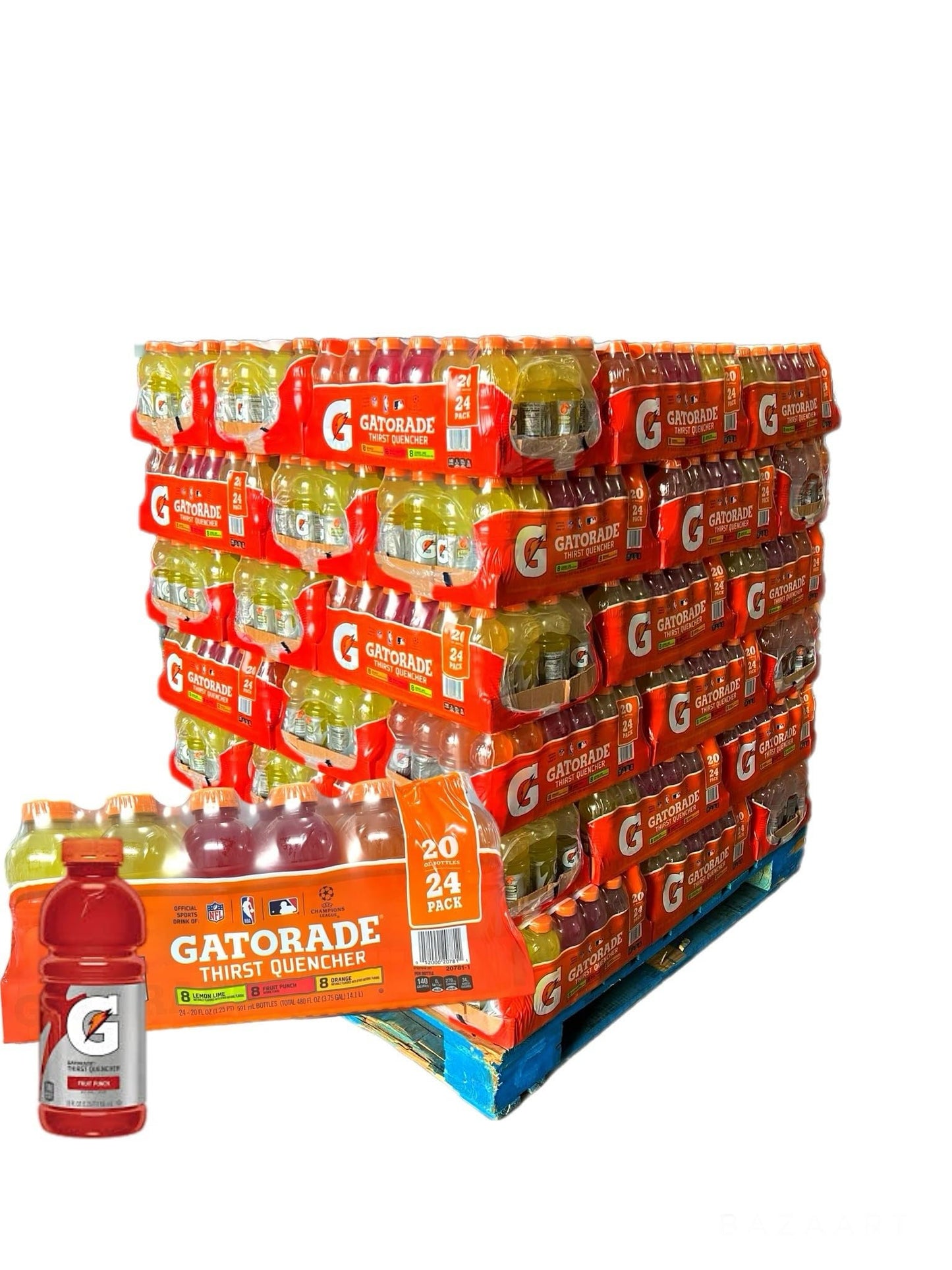 Generic Gatorade Variety Pack 20oz - 24pk - 54 cases per pallet