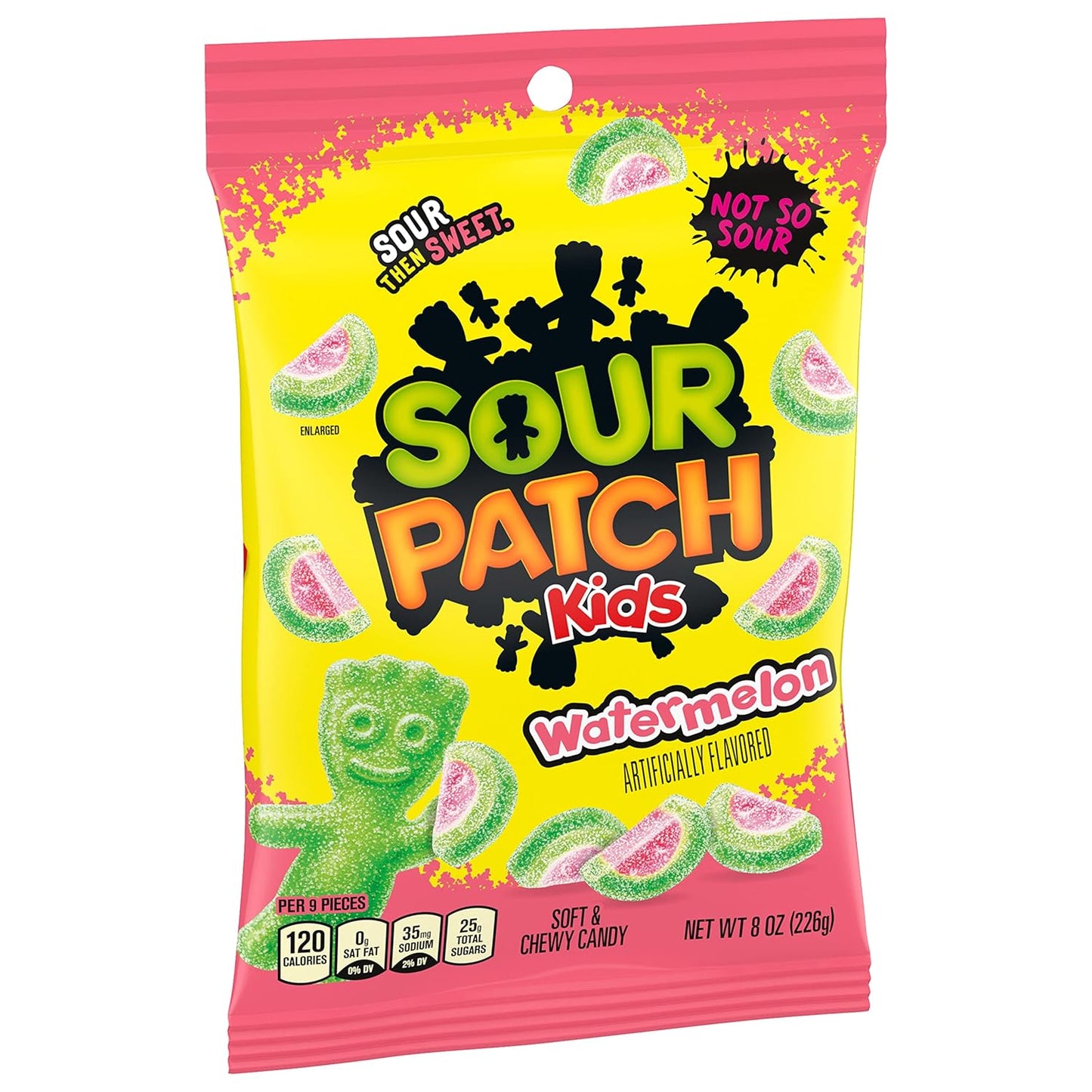 SOUR PATCH KIDS Watermelon Soft & Chewy Candy, 12 - 8 oz Bags