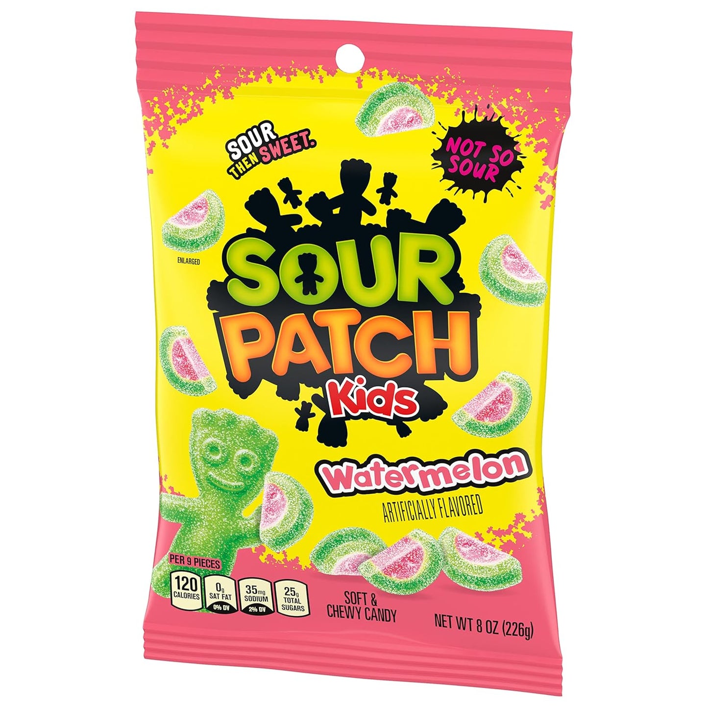 SOUR PATCH KIDS Watermelon Soft & Chewy Candy, 12 - 8 oz Bags