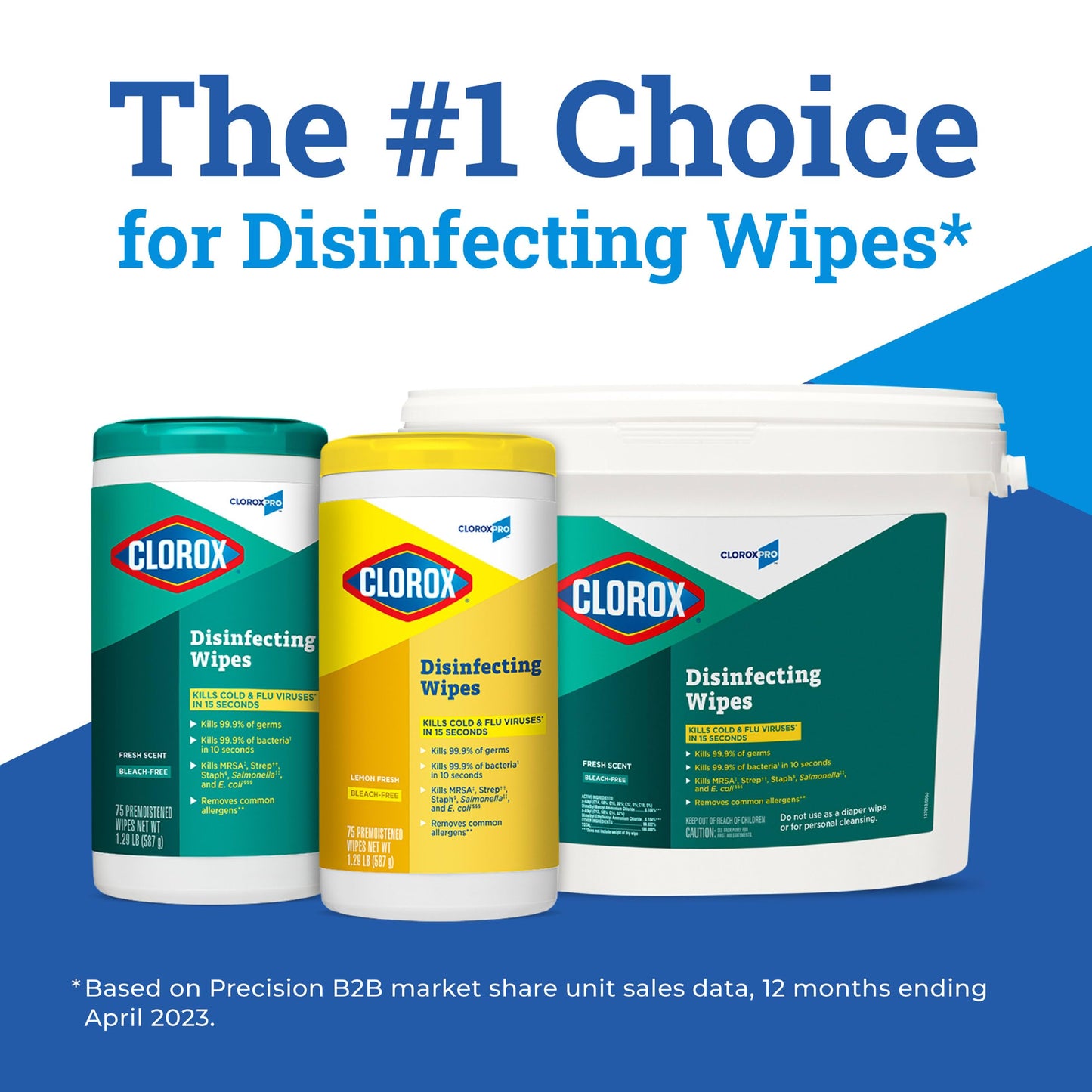 CloroxPro Clorox Disinfecting Wipes, Fresh Scent, 700 Count