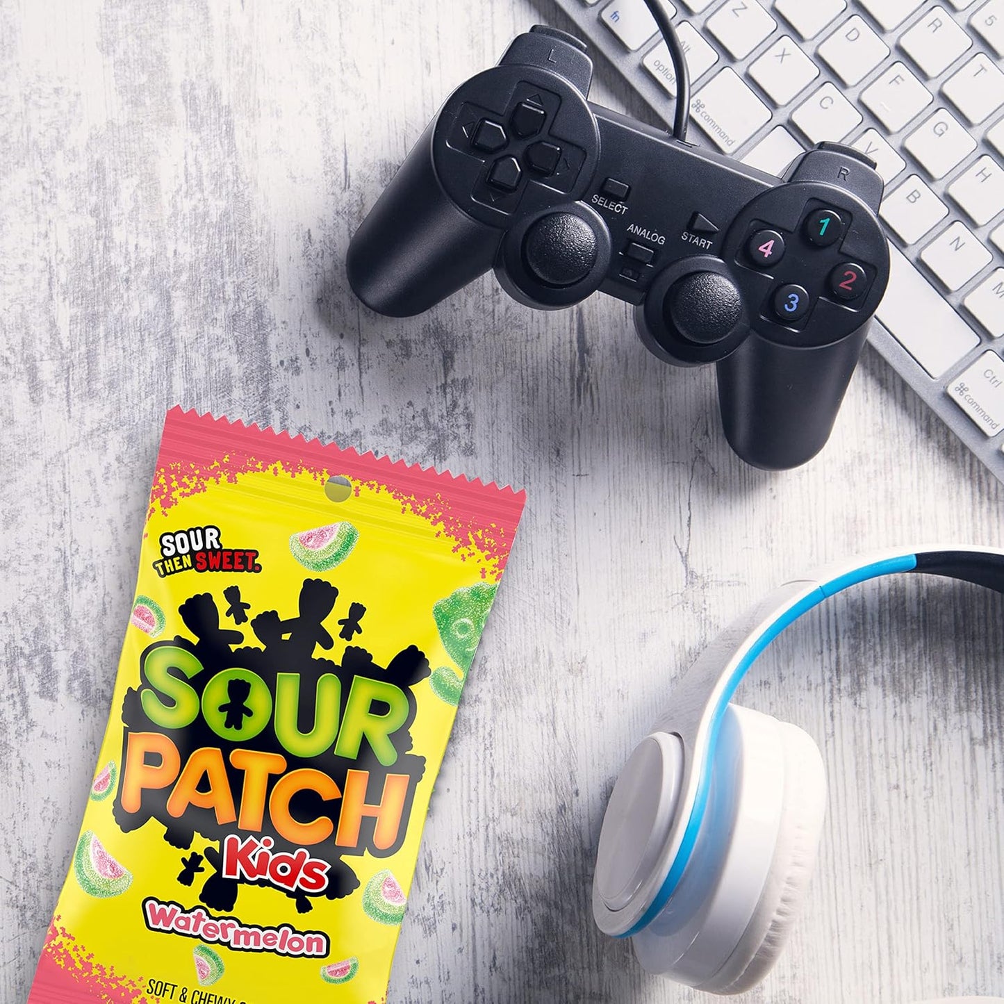 SOUR PATCH KIDS Watermelon Soft & Chewy Candy, 12 - 8 oz Bags